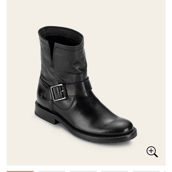 Frye Natalie Short Engineer Boots - Picture 2 of 6